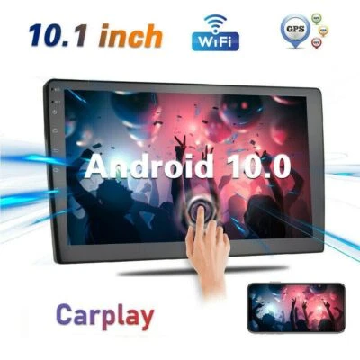 10.1 inch Android 10 Quad Core Double 2 Din Car Stereo Radio GPS Navigation WiFi - Image 1 of 4