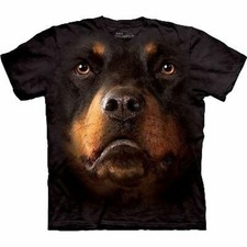 The Mountain Rottweiler Dog Face T-shirt