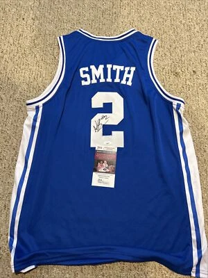 DUKE BLUE DEVILS- NOLAN SMITH SIGNED AUTOGRAPH JERSEY JSA COA ALL AMERICAN - Image 1 of 4