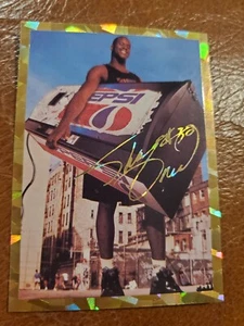 RARE! Shaquille O'Neal Gold signature PEPSI card - Picture 1 of 2