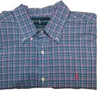 Ralph Lauren Classic Summer Gingham Dress Shirt Button Down Mens Size XL