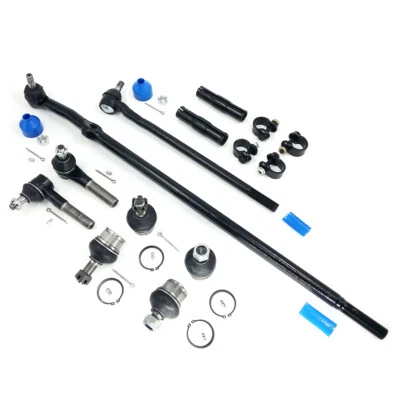 10Pcs Front Suspension Steering Kit for 1980-1996 Ford Bronco F-150 - Image 1 of 4