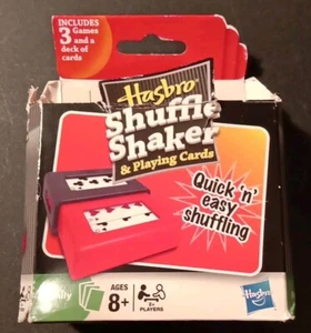 HASBRO Shuffle Shaker & Playing Cards Quick 'N' Easy Shuffling - Picture 1 of 6