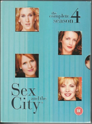 SEX AND THE CITY - The Complete Season 4 - 5 Disc DVD Set    *FREE UK POSTAGE* - Image 1 of 2