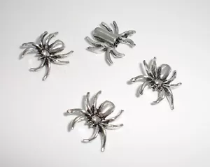 Cuentas de araña de peltre envejecido de 15 mm - Juego de 4 - Imagen 1 de 1
