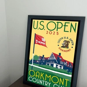 Poster!! US Open Oakmont Country Club 2025 Poster - Picture 1 of 1