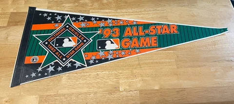 1993 Baltimore Orioles All-Star Game pennant Camden Yards Cal Ripken Era Cover