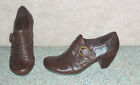 Women's Leather Upper Brown Bare Traps Slip On Shoes / Heels , Sz 6 M