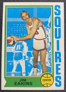 1974-75 Topps Basketball Jim Eakins #258 NMMT+