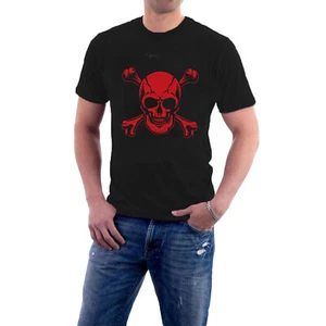 Skull & Crossbones T-shirt Nosferatu London After Midnight Horror Halloween Tee - Picture 1 of 7