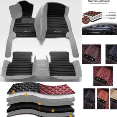 For Lincoln MKS MKZ MKC MKT MKX Car Floor Mat Carpets Front & Rear Waterproof - Image 1 of 4
