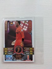 2015/16 Topps Match Attax, #344 Adrian Clean Sheet, Goalkeeper, West Ham United