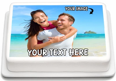 KEYDOTS EDIBLE PERSONALISED PHOTO CAKE TOPPER - A3/A4/A5/COSTCO SIZES - WAFER/ICING