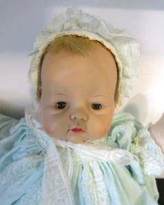 Vtg 1963 Madame Alexander Baby Doll HUGGUMS 12" Cloth Body Rubber Head - Picture 1 of 10