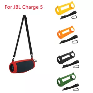 Silicone Case Cover Travel Carrying Protector For JBL Charge 5 Bluetooth Speaker - Picture 1 of 17