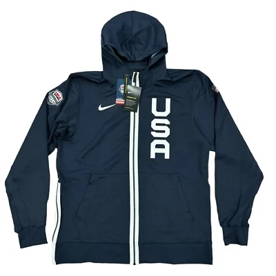 Nike USA Basketball Therma Flex Showtime Hoodie Jacket, Size XL NWT CD4880-451 - Image 1 of 4