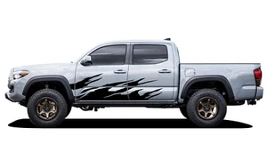 Side door fire graphics stickers decal compatible with Toyota Tacoma - Picture 1 of 15