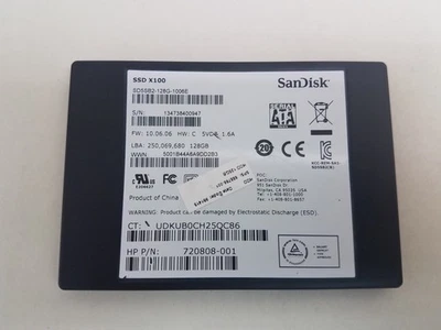 SanDisk SD5SB2-128G X100 128GB 2.5" SATA II Solid State Drive - Image 1 of 3