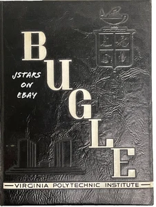1957 VIRGINIA TECH YEARBOOK, THE BUGLE, BLACKSBURG, VA, FATS DOMINO - Picture 1 of 6