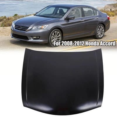 Fit 2008 - 2012 Honda Accord Sedan Hood Panel Primed Steel Replacement Foto 1 de 4