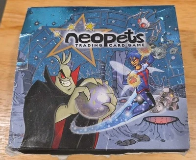 CAJA DE EXHIBICIÓN VACÍA NEOPETS RETURN OF DR. SLOTH EN ESTADO DAÑADO Foto 1 de 4