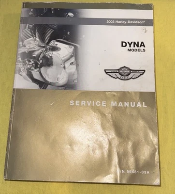 HARLEY DAVIDSON  2003 100th Anniversary Dyna Glide Service Manual # 99481-03A  - Image 1 of 4
