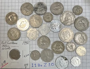 Small Lot of Coins from the Eastern Carebbean States - Free Shipping - Picture 1 of 6