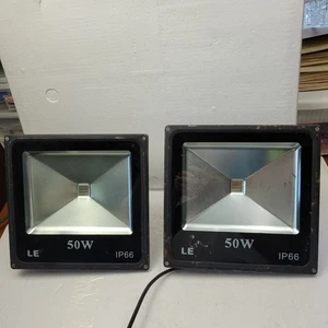 DJ Stage Multi-Color Lights LED UV Ultraviolet Spotlight 2 - 50w (LE) Tested - Picture 1 of 11