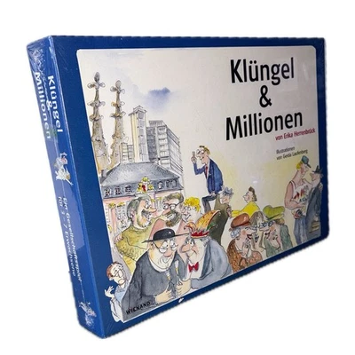 Neu Klüngel und Millionen Brettspiel Spiel Vintage 90er Wienand sealed Familien - Bild 1 von 4