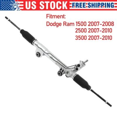 Genuine Power Steering Rack and Pinion Fit 2007-2010 Dodge Ram 1500 2500 3500 * Foto 1 de 4