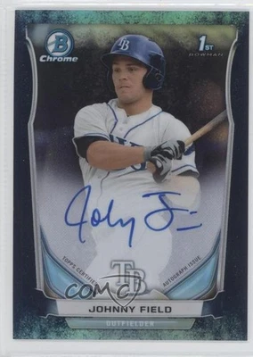 2014 Bowman Chrome Prospect Bubbles Refractor /99 Johnny Field #BCAP-JF Auto - Image 1 of 2