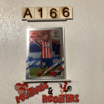 2020-21 Topps Chrome UEFA Champions League #54 Marcos Llorente - Image 1 of 3