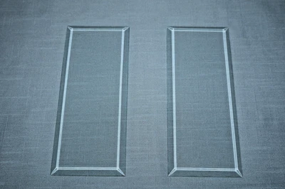 Antique Seth Thomas Crystal Regulator Clock Glass - Image 1 of 4