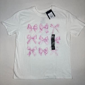 Art Class Short Sleeve Oversized Girls T Shirt Pink Bow ๐ Size 8 NWT - Picture 1 of 6