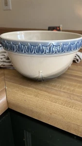 Longaberger Pottery 8 Inch Mixing Bowl American Craft Original Cornflower Blue - Picture 1 of 2