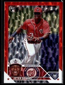 2023 Topps Update Orange Foil Jeter Downs RC /299 #US145 TS1