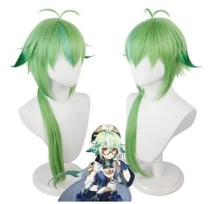 Genshin Impact Sucrose Game Manga Cosplay Perücke Wig L.80cm  - Picture 1 of 4
