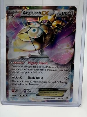Pokemon BASIC Rare Holo Aegislash EX 65/119 near mint - Image 1 of 2