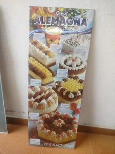 Insegna Gelati Alemagna Dessert Anni 70/80 Ed È Subito Festa - Foto 1 di 14