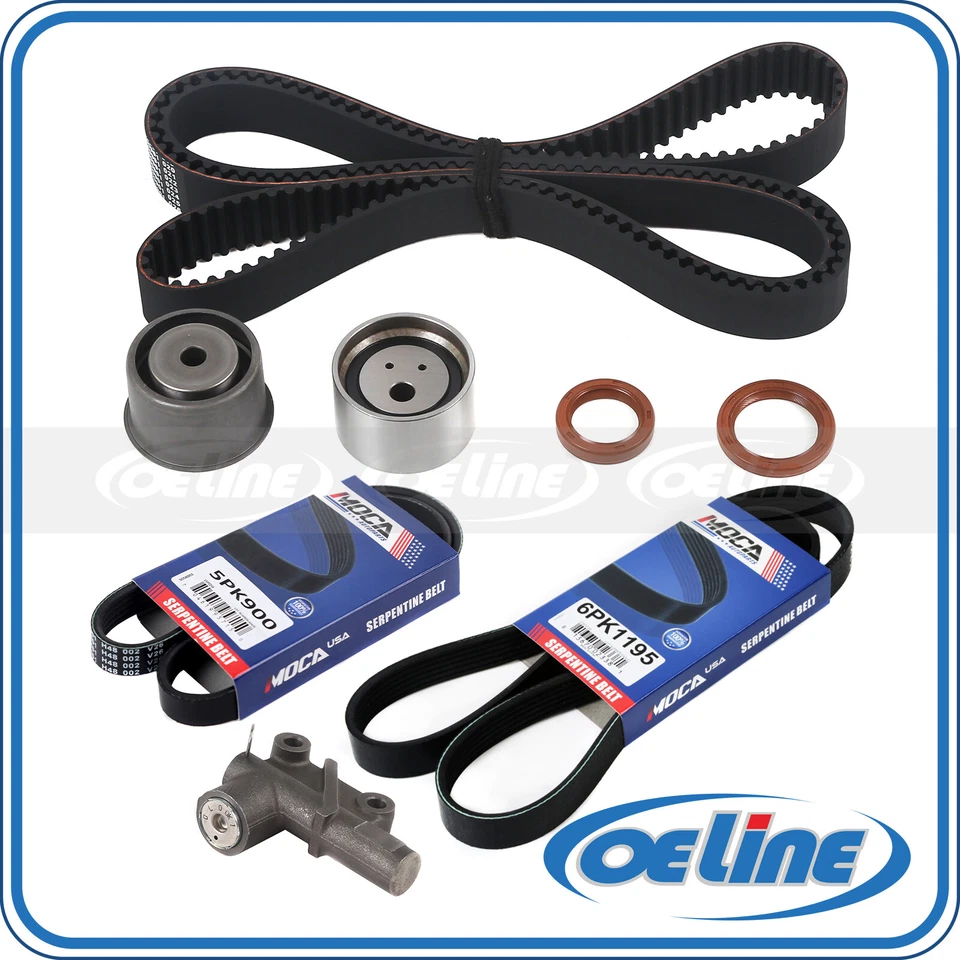 Timing Belt Kit Tensioner w/Drive Belts for 03-05 Hyundai XG350 Kia Amanti 3.5L - Image 1 of 4