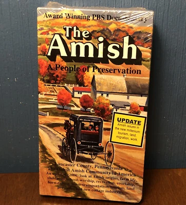 The Amish A People of Preservation VHS Tape PBS Documentary - 2000 NEW SEALED - Image 1 of 4