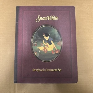 Disney Snow White and the Six Dwarfs Christmas Storybook Ornaments Missing One - Picture 1 of 7