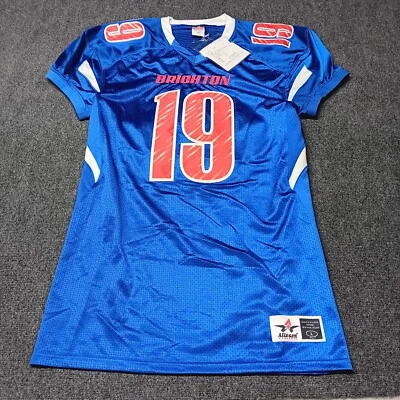 Camiseta de fútbol Brighton 19 cosida adulto grande azul rojo extra larga Foto 1 de 4