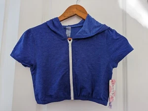 Soybu Girls Elsie Full-Zip Cropped Hoodie Sweatshirt, Starlight Blue, Med (8)  - Picture 1 of 3