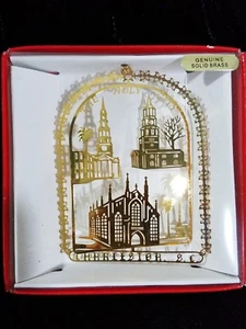 Charleston Ornament SC Holy City St Philips St Michaels Huguenot Chuches - Picture 1 of 3