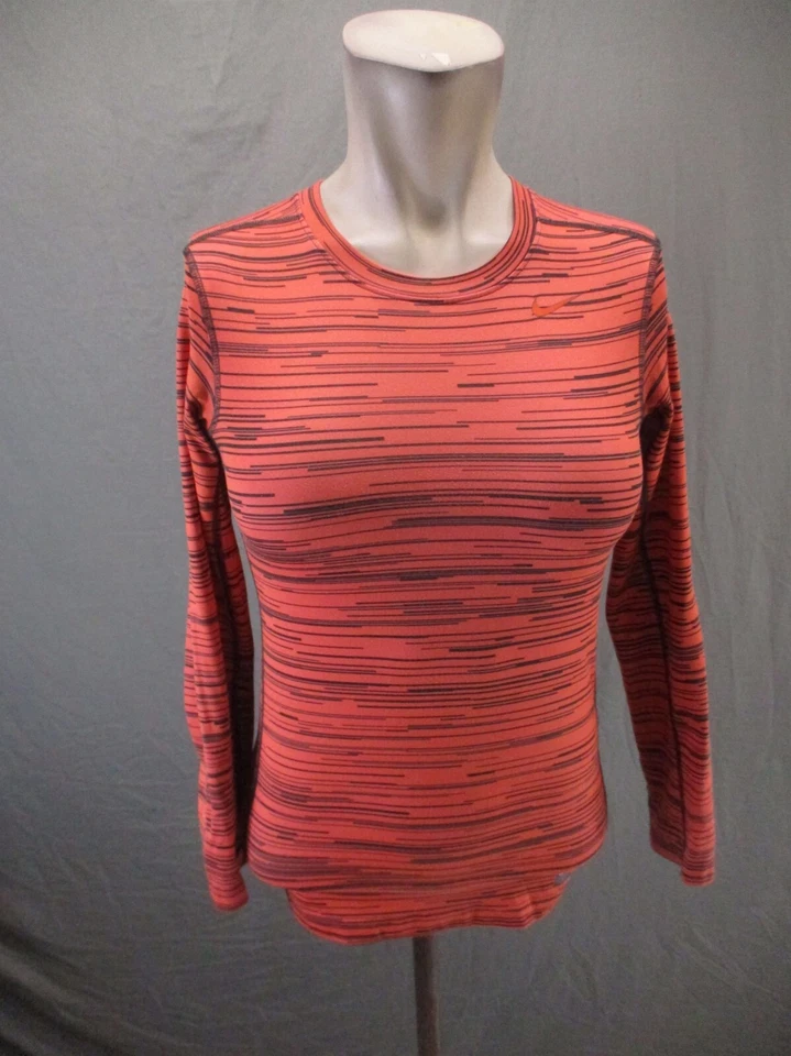 Camiseta térmica NIKE PRO COMBAT HYPERWARM talla L para mujer cuello redondo manga larga 959 Foto 1 de 4