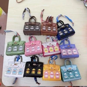 11 Farben Stoßfest Mini Birkin Tasche Anhänger for Für Kopfhörer Lippenstift DE - Picture 1 of 24