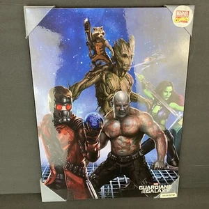 Póster de madera de Guardianes de la Galaxia arte Artissimo 18x14 Peter Quill Drax Groot - Imagen 1 de 11