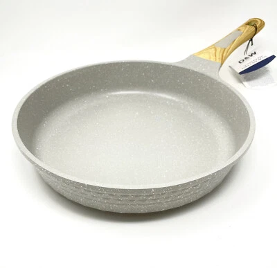 NonStick Frying Pan D&W Skillet 11 Inch Durable High Quality Deane&White Beige