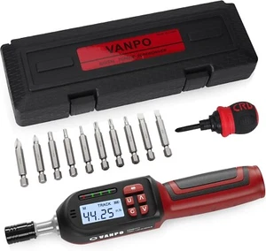 Digital Torque Screwdriver, 1.33-44.25in.lb/0.15-5Nm, Electric Adjustable Torque - Picture 1 of 7